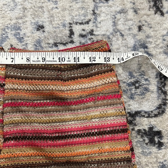Kendall & Kylie Crochet Striped Mini Skirt – Size Small - Picture 10 of 10